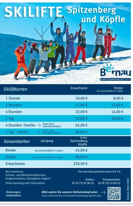 Skiliftpreise Saison 2024/2025